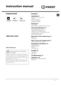 INDESIT IDPE G45 A ECO - Wäschetrockner