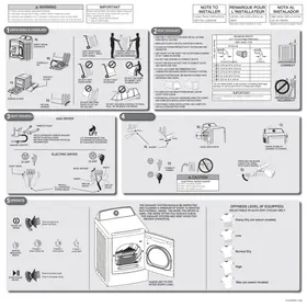 Notice FRIGIDAIRE FARE1011MW Sèche-linge