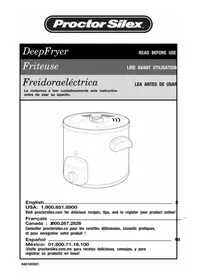 PROCTOR SILEX 35017Y - Deep fryer