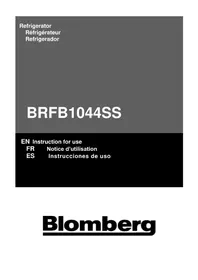 Notice BLOMBERG BRFB 1044 SS Refrigerador