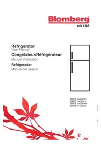 Notice BLOMBERG BRFB 1042 WHN Refrigerador