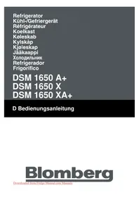 BLOMBERG DSM 1650 XA+ - Réfrigérateur