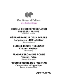 CONTINENTAL EDISON CEF2D227B - Frigorifero