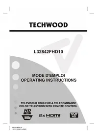 TECHWOOD L32842FHD10 - Téléviseur