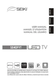 Notice Seiki SE40FYP1T Téléviseur