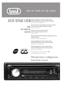 Notice Trevi XDC 5760 MP3 Radio del coche