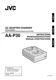 Notice JVC AAP30 Chargeur de batterie