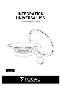 Notice FOCAL UNIVERSAL ISS 165 Haut-parleur voiture