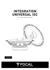 Notice FOCAL UNIVERSAL ISC 130 Haut-parleur voiture