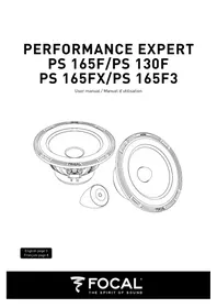 Notice FOCAL PERFORMANCE EXPERT PS 165F3 Haut-parleur voiture