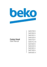 BEKO CWB 6600 X - Emhætte