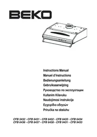 BEKO CFB 9433 - κουκούλα κουζίνας