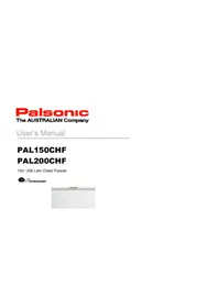 Notice Palsonic PAL200CHF Congélateur
