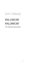 Notice Palsonic PAL150CHF Congélateur
