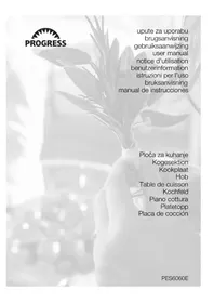 Notice PROGRESS PES6060E Fornuis