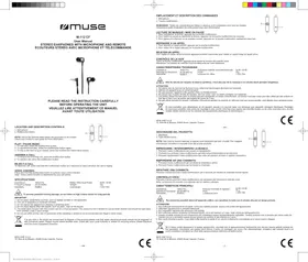Notice MUSE M112 CF Ecouteur
