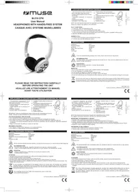 Notice MUSE M210 CFK Ecouteur