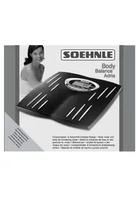 Notice SOEHNLE BODY BALANCE ADRIA Waagen