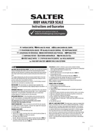 Notice SALTER 9176 WHSV3R CURVE Vågar