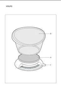 KRUPS Addigramm 5000 F838 - Balances de cuisine
