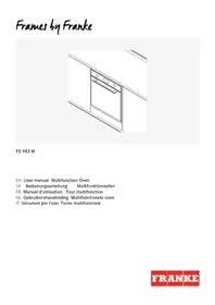 Notice FRANKE FS 982 M Oven