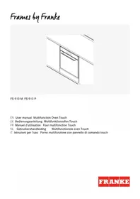Notice FRANKE FS 913 P Oven