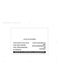 Finlux CT2112TN DVD - Téléviseur