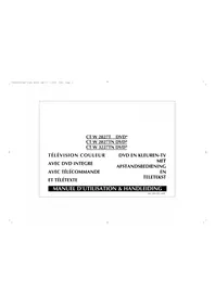 Finlux CTW2827TN DVD - Téléviseur