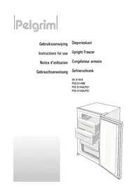 Notice Pelgrim VK8144A Freezer