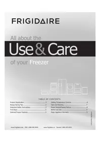 Notice FRIGIDAIRE FFFC09M1RW Congelador