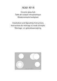 Notice AEG-ELECTROLUX 76301 KF Cuisinière