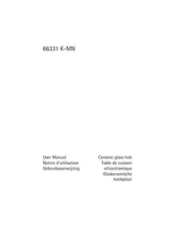 Notice AEG-ELECTROLUX 66331 KMN Cuisinière