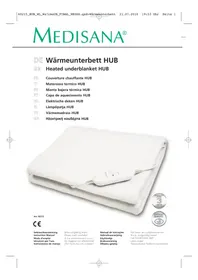 Notice MEDISANA HUB Couverture/coussin chauffant
