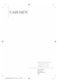 Notice Carmen EB2000 Heated blanket/cushion