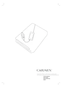 Notice Carmen EB1700LV Heated blanket/cushion