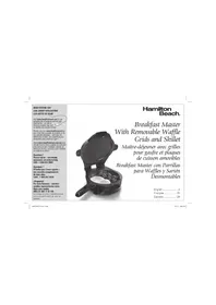 HAMILTON BEACH Breakfast Master 26046 - Gaufrier