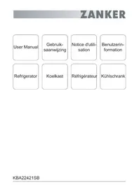 ZANKER KBA22421SB - Réfrigérateur