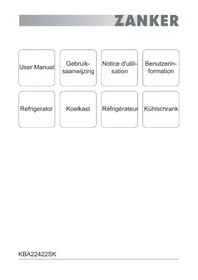 ZANKER KBA22422SK - Réfrigérateur