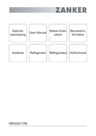 ZANKER KBA22411SB - Réfrigérateur