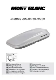 Notice Mont Blanc VISTA 450 Coffre de toit