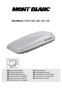 Notice Mont Blanc VISTA 320 Coffre de toit