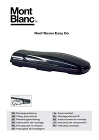 Notice Mont Blanc TRITON 400 Coffre de toit