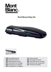 Notice Mont Blanc TRITON 350 Coffre de toit