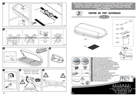 Notice Mont Blanc LOAD Coffre de toit