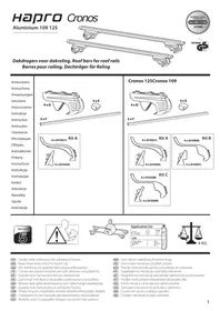 Notice Hapro CRONOS Porte-bagages
