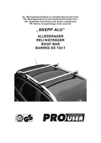 Notice Pro-User SNEPP ALU 50017 Porte-bagages