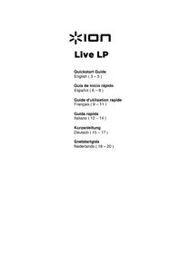 Notice ION LIVE LP Platine_disque