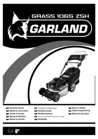 Notice GARLAND GRASS 1065 ZSH Tondeuse à gazon