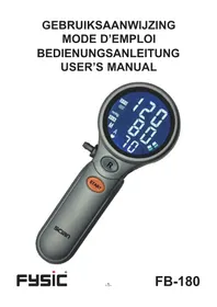 Notice Fysic FB180 Blutdruckmessgerät