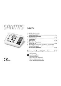 SANITAS SBM 38 - Tensiomètre